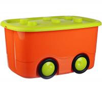Ящик для игрушек Моби оранжевый