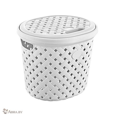 Корзина для белья Рогожка 14 л Корзины и сушилки для белья