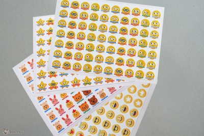 Набор поощрительных наклеек 280 шт. Поощрительные наклейки