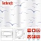 Tatkraft Modern Seagull Штора для ванной Шторки и карнизы