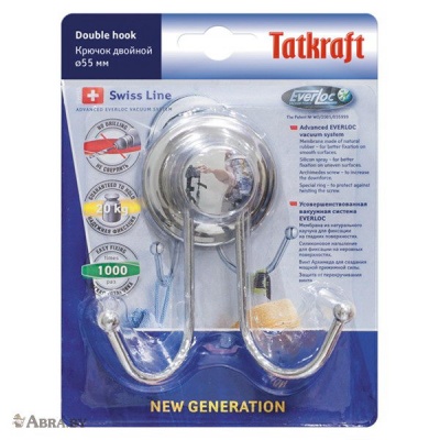 Tatkraft Swiss Line Крючок двойной Подвесные аксессуары