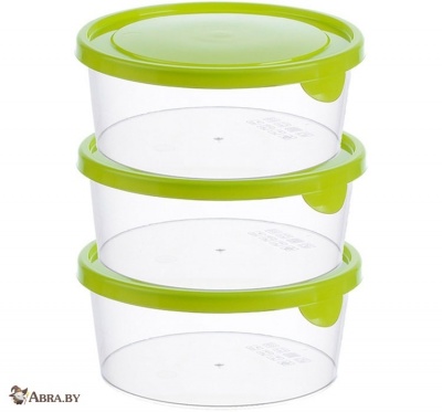 Набор контейнеров для продуктов 0,75 л 3 шт. Контейнеры для продуктов