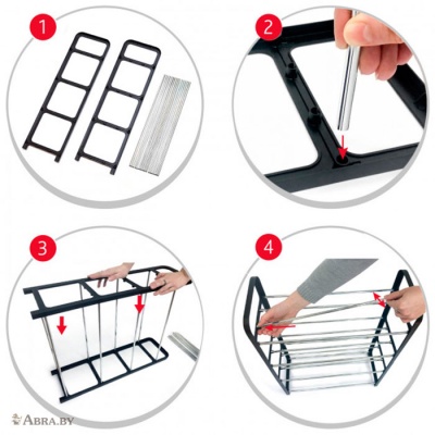 art moon Banff Полка для обуви 4 яруса Полки для обуви