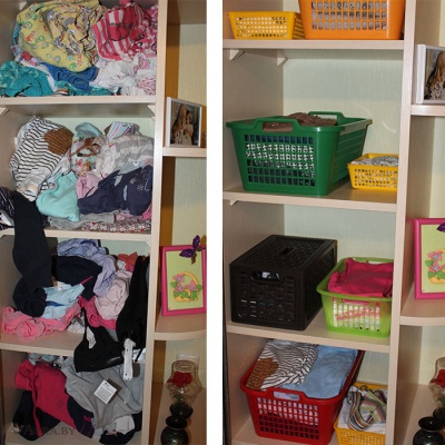 Корзина для хранения  с ручками 294x198x110 мм Ящики, корзины