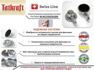 Tatkraft Swiss Line Держатель для фена Подвесные аксессуары