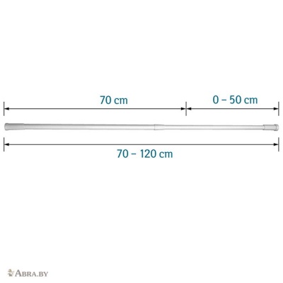 Tatkraft Thorin Карниз для ванной комнаты Шторки и карнизы