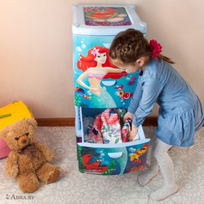 Комод Альт Деко (4 секции) русалка Комоды пластиковые