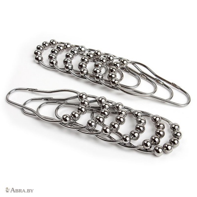 Tatkraft Slide Кольца металлические для шторок 12 шт Шторки и карнизы