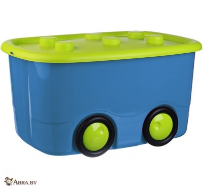 Ящик для игрушек Моби бирюзовый Ящики для игрушек