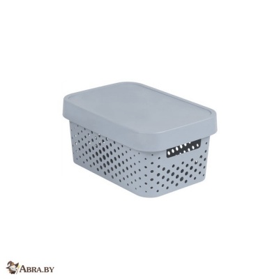 Коробка Infiniti перфорированная с крышкой 4,5 л Ящики, корзины