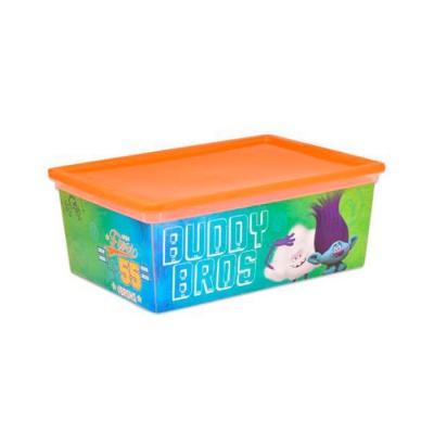Коробка Trolls 10л Ящики для игрушек