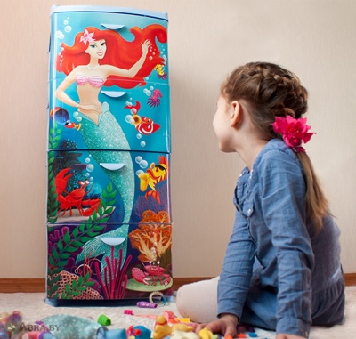 Комод Альт Деко (4 секции) русалка Комоды пластиковые