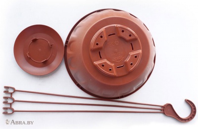 Кашпо Алиция подвесное D250 мм с поддоном Подвесные кашпо