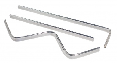 Карниз для ванной комнаты гнущийся 300 см Белый Шторки и карнизы