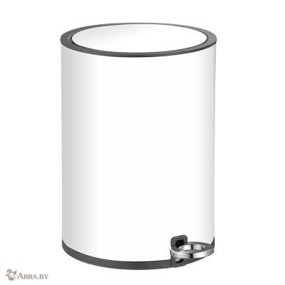 Контейнер для мусора с педалью AWD белый 6л Контейнеры для мусора