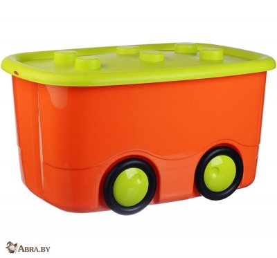 Ящик для игрушек Моби оранжевый Ящики для игрушек