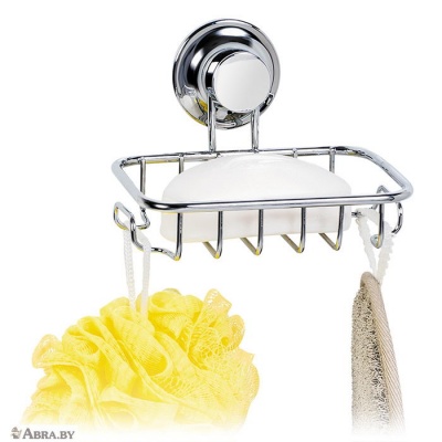 Tatkraft Ring Lock Мыльница настенная с 2-мя крючками Подвесные аксессуары