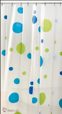 Шторка для ванной комнаты Green Point Шторки и карнизы