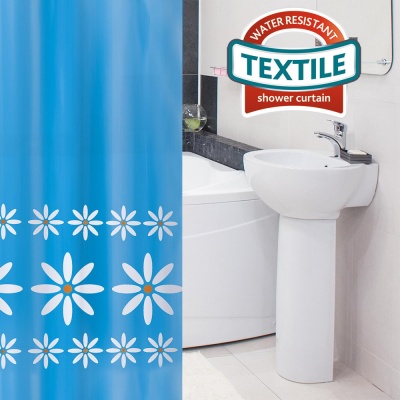 Tatkraft Chamomile Тканевая штора для ванной комнаты Шторки и карнизы