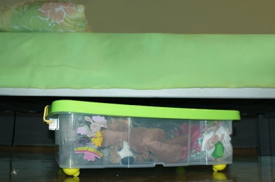 Ящик на роликах с крышкой 30 л Junior Bunny Ящики для игрушек